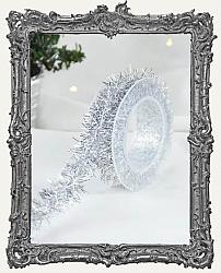 Spool of Small Tinsel Garland - Silver