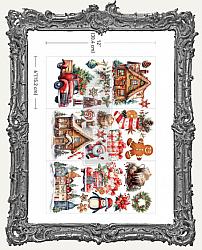 Prima Marketing Re-Design Small Decor Transfers - Winter Wonderland Wonders