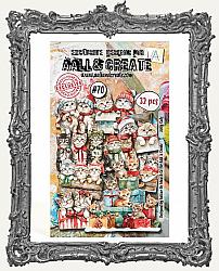 AALL and Create Die Cut Ephemera - Jolly Cats