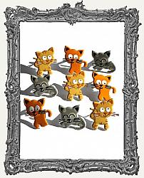 Cute Kitties Brads - 12 Piece