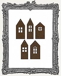 Tall Little Houses Cut-Outs - Small - Set of 5