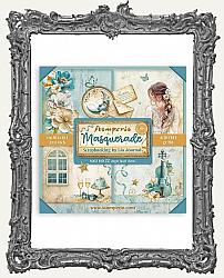 Stamperia Single-Sided Maxi Paper Pad 8X8 - Masquerade