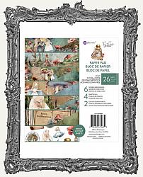 Prima Marketing Return to Wonderland Collection Double-Sided Paper Pad - 6 x 6 Paper