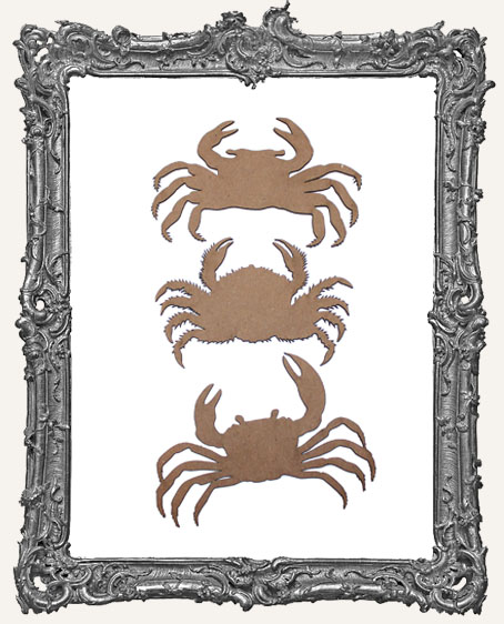 Chipboard Crabs - Set of 3