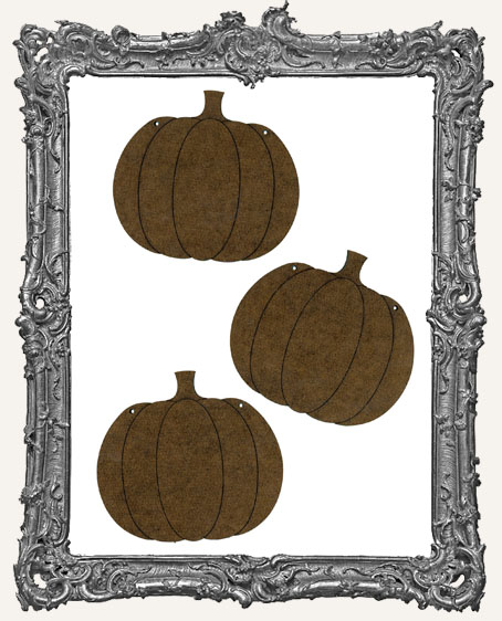 Pumpkin Ornaments - Set of 3