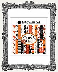 6X6 Carta Bella Double Sided Cardstock Halloween Paper Pad - Halloween Fun