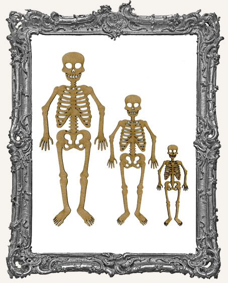 Chipboard Skeletons - Set of 3