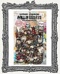 AALL and Create Die Cut Ephemera - Halo Haze