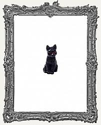 Miniature Resin Halloween Black Cat