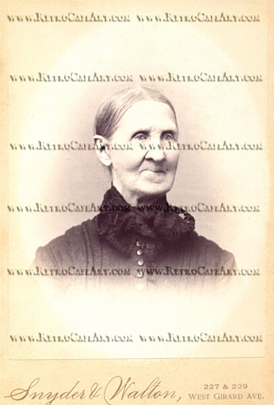 Witchy Woman Cabinet Card Digital Image